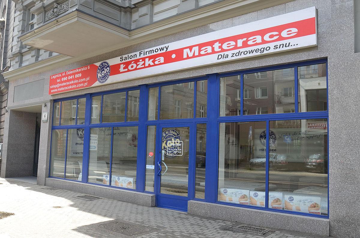 Salon Firmowy Materace KOŁO w Legnicy Ul Dziennikarska 6