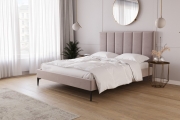 81244 - łóżko w materiale 5MZ18 w stylu skandynawskim KOŁO 