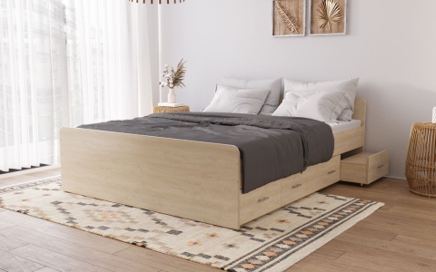 Łóżko drewniane 80262